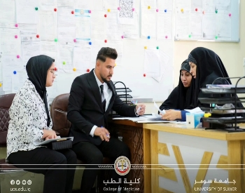 كلية الطب تستقبل الطلبة المقبولين الجدد لتسجيلهم للعام الدراسي 2025-2026