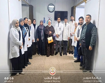 طلبة المرحلة السادسة في طب سومر يؤدون امتحاني النسائية والاطفال السريريين